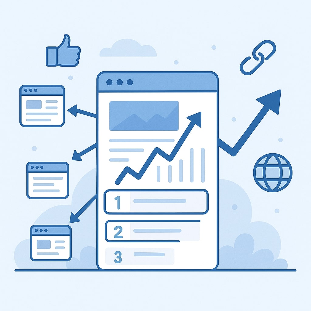 an image illustrating link building
