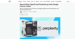 OpenAI and Perplexity Challenge Google’s Chrome and Safari By Launching AI-Powered Search Browsers